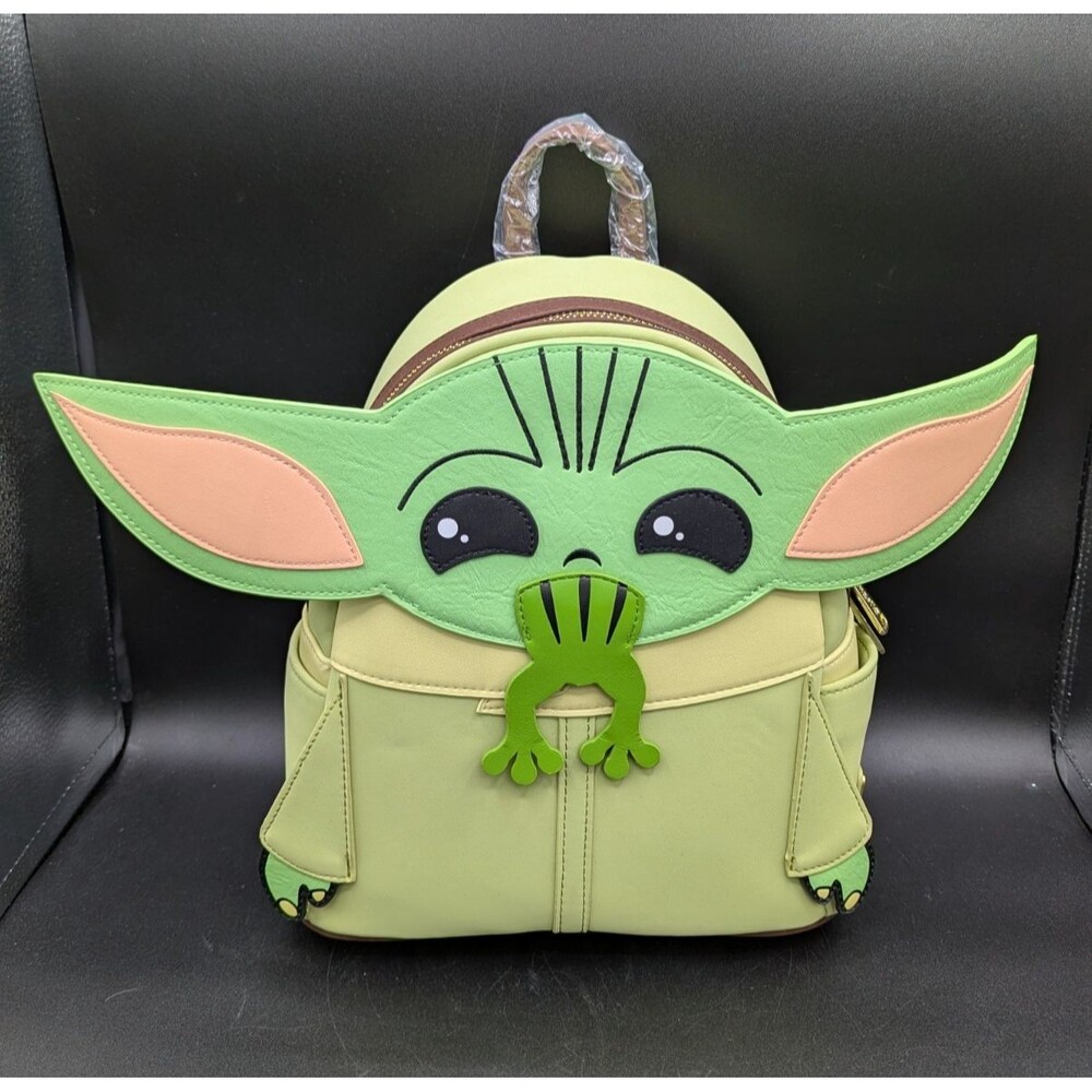 Loungefly Star Wars Grogu Baby Yoda Mandalorian Child Frog Mini Backpack